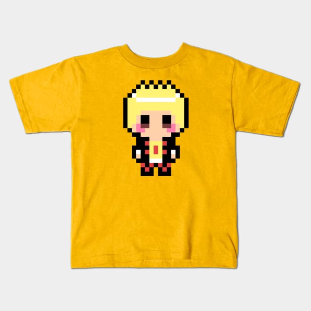 Persona 5 Ryuji Sakamoto 8-Bit Pixel Art Character Kids T-Shirt by StebopDesigns